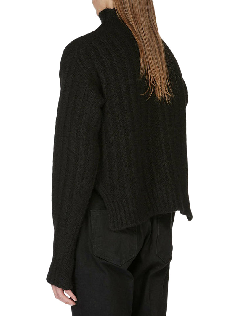 Rick Owens Men Knitted High-Neck Sweater RICK OWENS