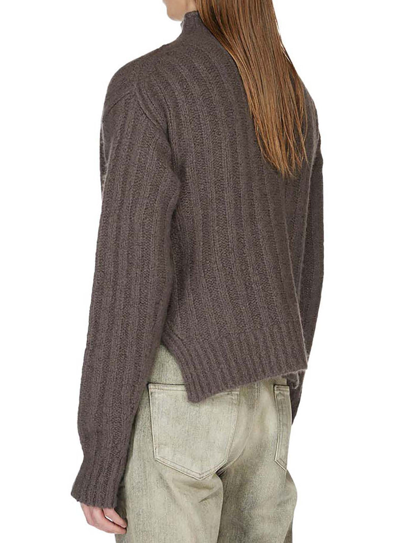 Rick Owens Men Knitted High-Neck Sweater RICK OWENS