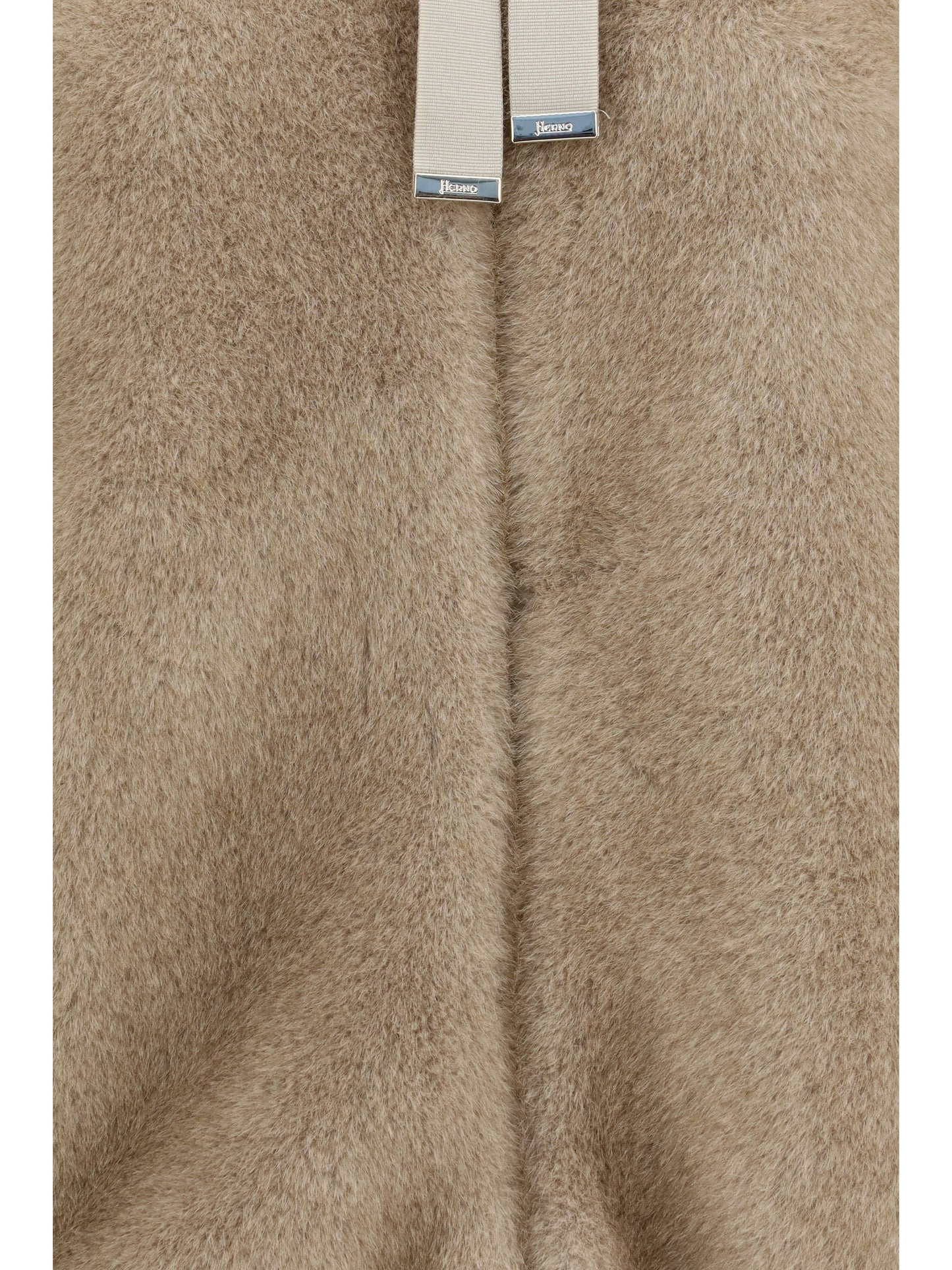 Herno Women Hooded Jacket In Eco-Fur HERNO