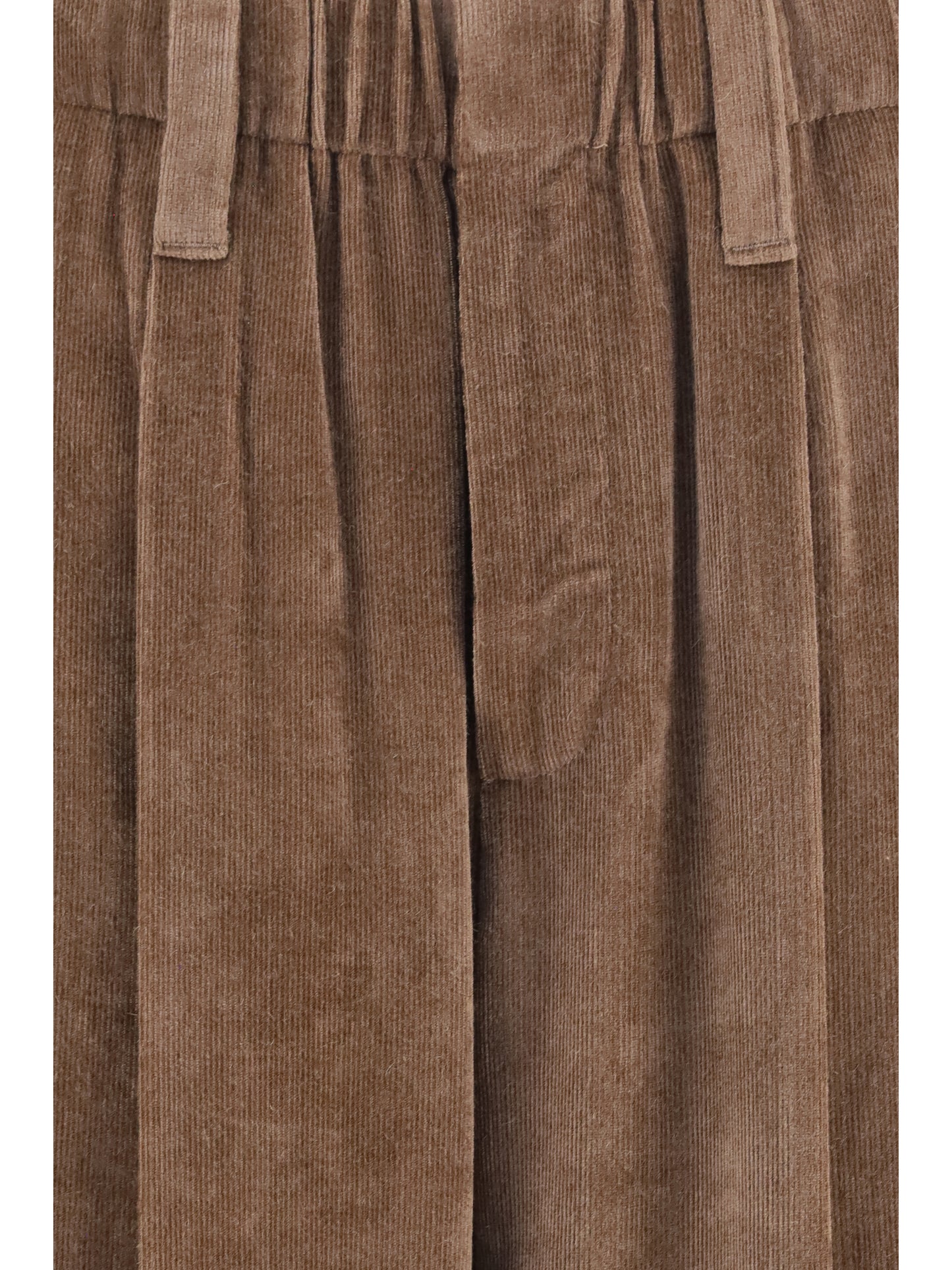 Brunello Cucinelli Women Elasticated Viscose And Cashmere Pants BRUNELLO CUCINELLI