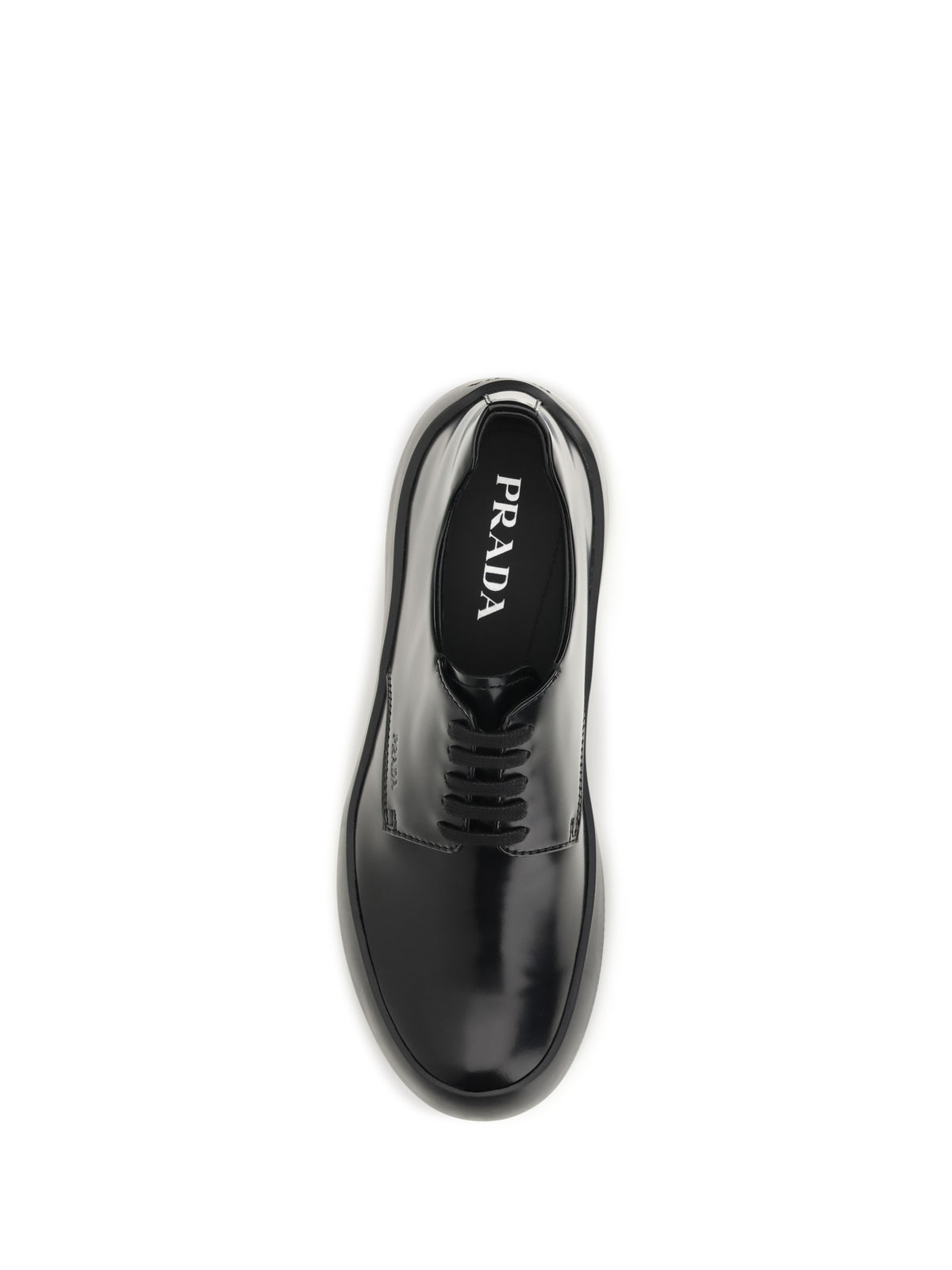 Prada Men Brushed Leather Sneakers PRADA
