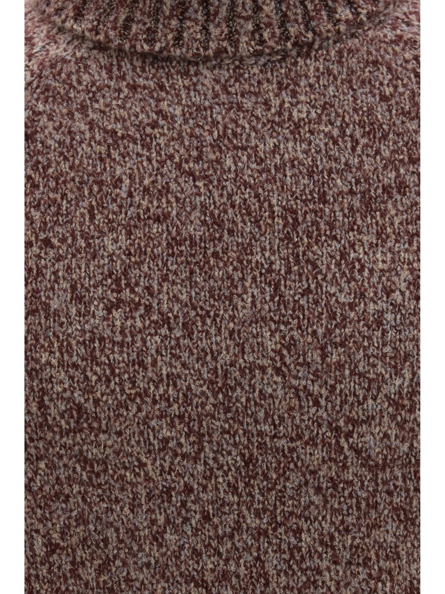 Brunello Cucinelli Men Wool, Silk And Cashmere Turtleneck Sweater BRUNELLO CUCINELLI