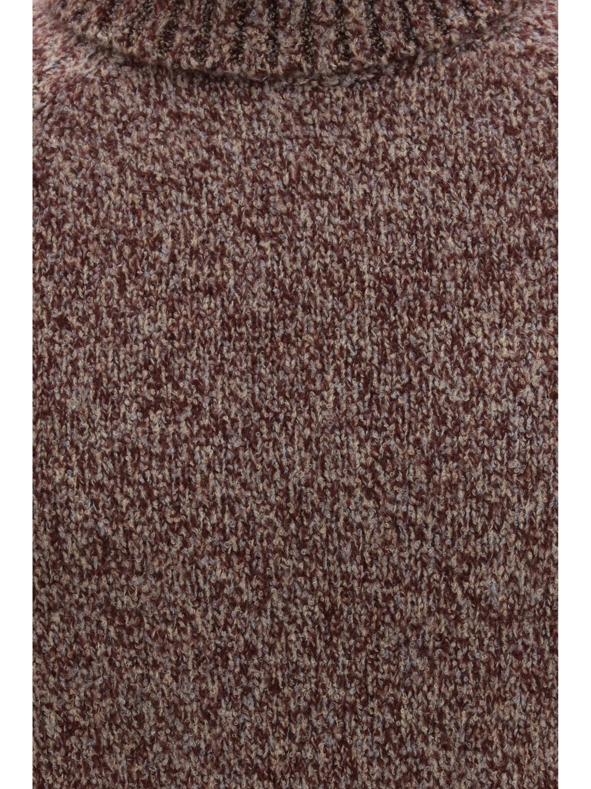 Brunello Cucinelli Men Wool, Silk And Cashmere Turtleneck Sweater BRUNELLO CUCINELLI
