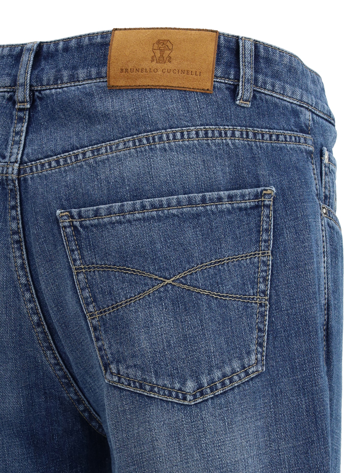 Brunello Cucinelli Men Cuffed Jeans BRUNELLO CUCINELLI