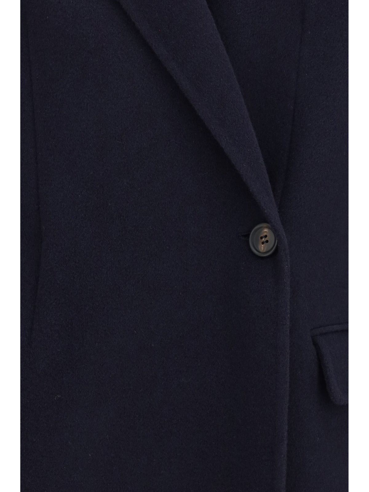 Brunello Cucinelli Women Single-Breasted Wool And Cashmere Jacket