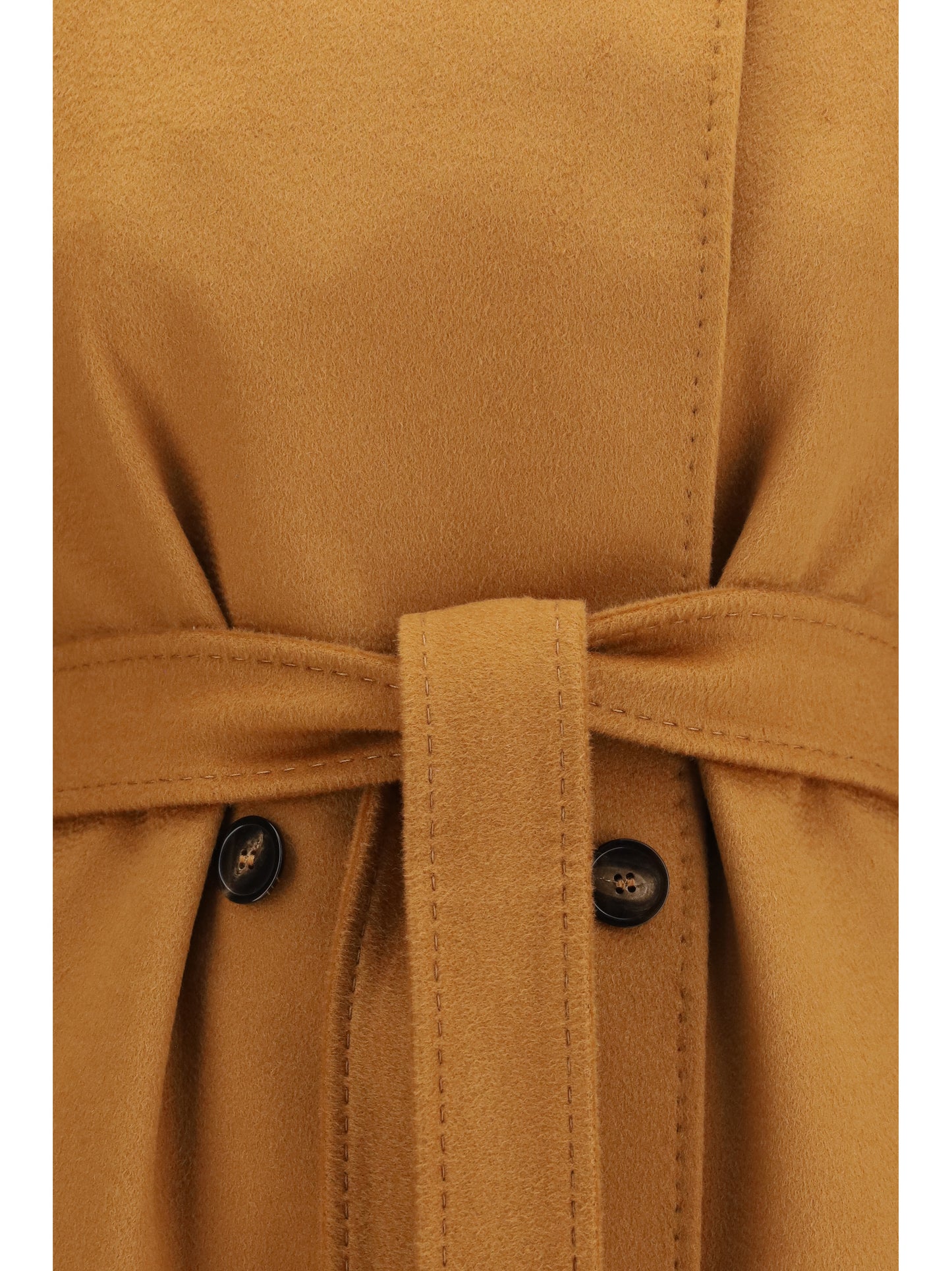 Max Mara Studio Women Double Breasted Wool Coat MAX MARA STUDIO