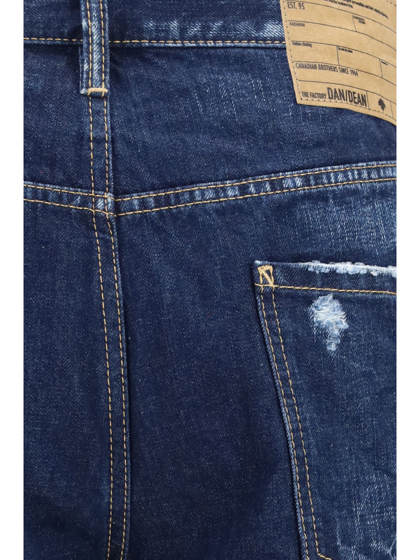 Dsquared2 Men Straight Leg Denim Jeans DSQUARED2