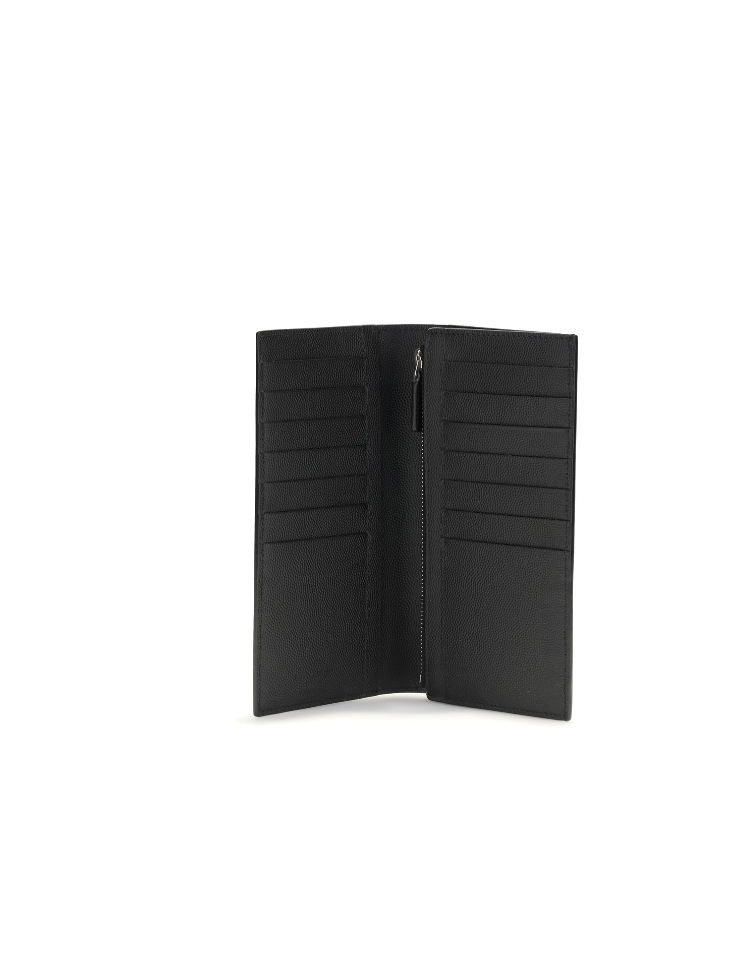 Saint Laurent Men Grained Leather Wallet SAINT LAURENT