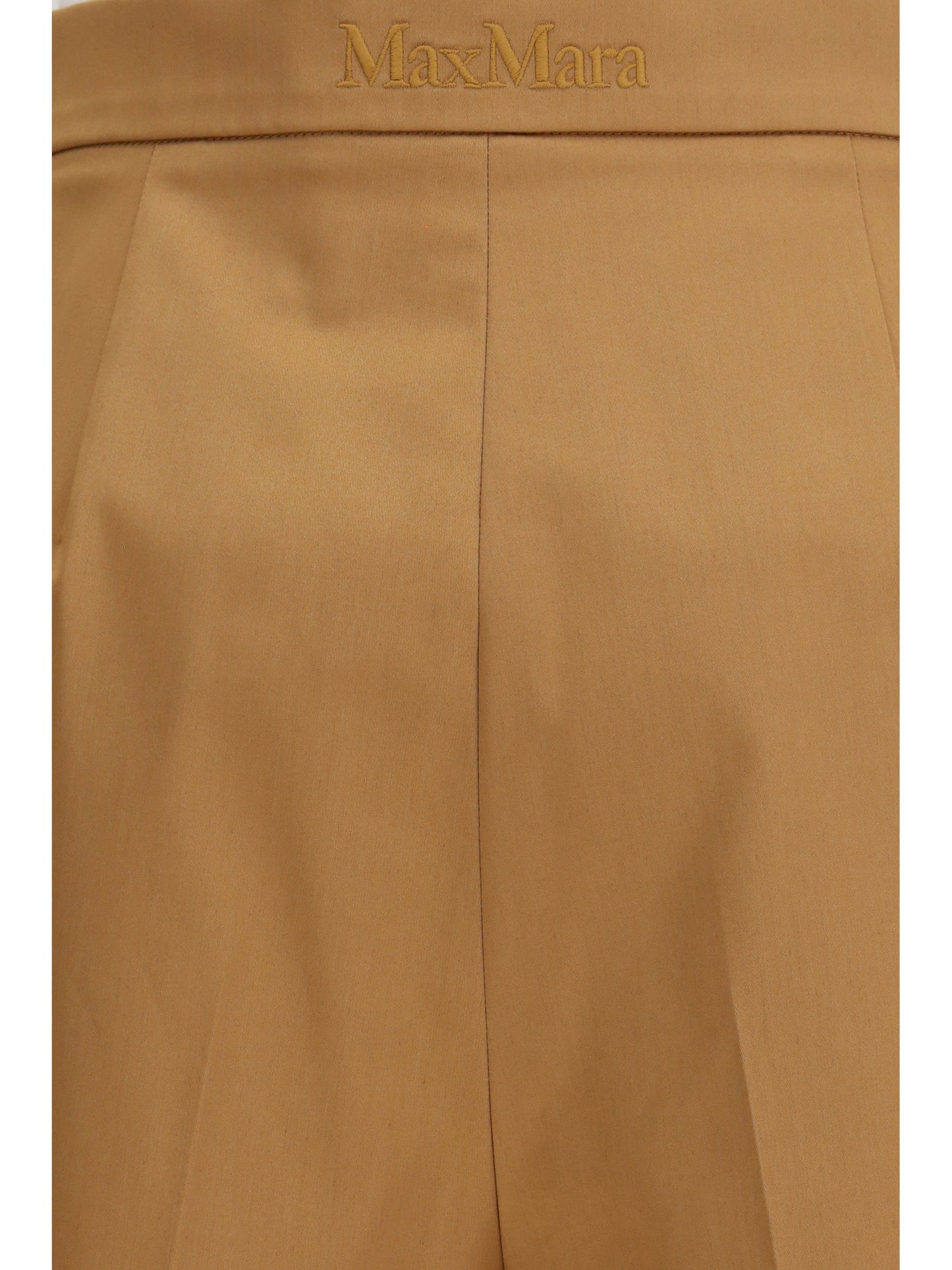 Max Mara Women Stretch Cotton Satin Shorts MAX MARA
