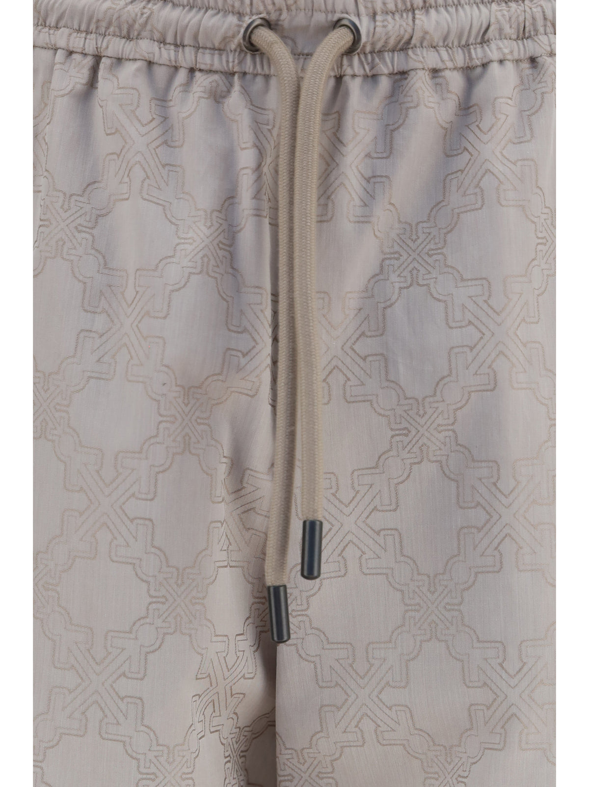 Off-White Men Arrow All-Over Monogram Pants