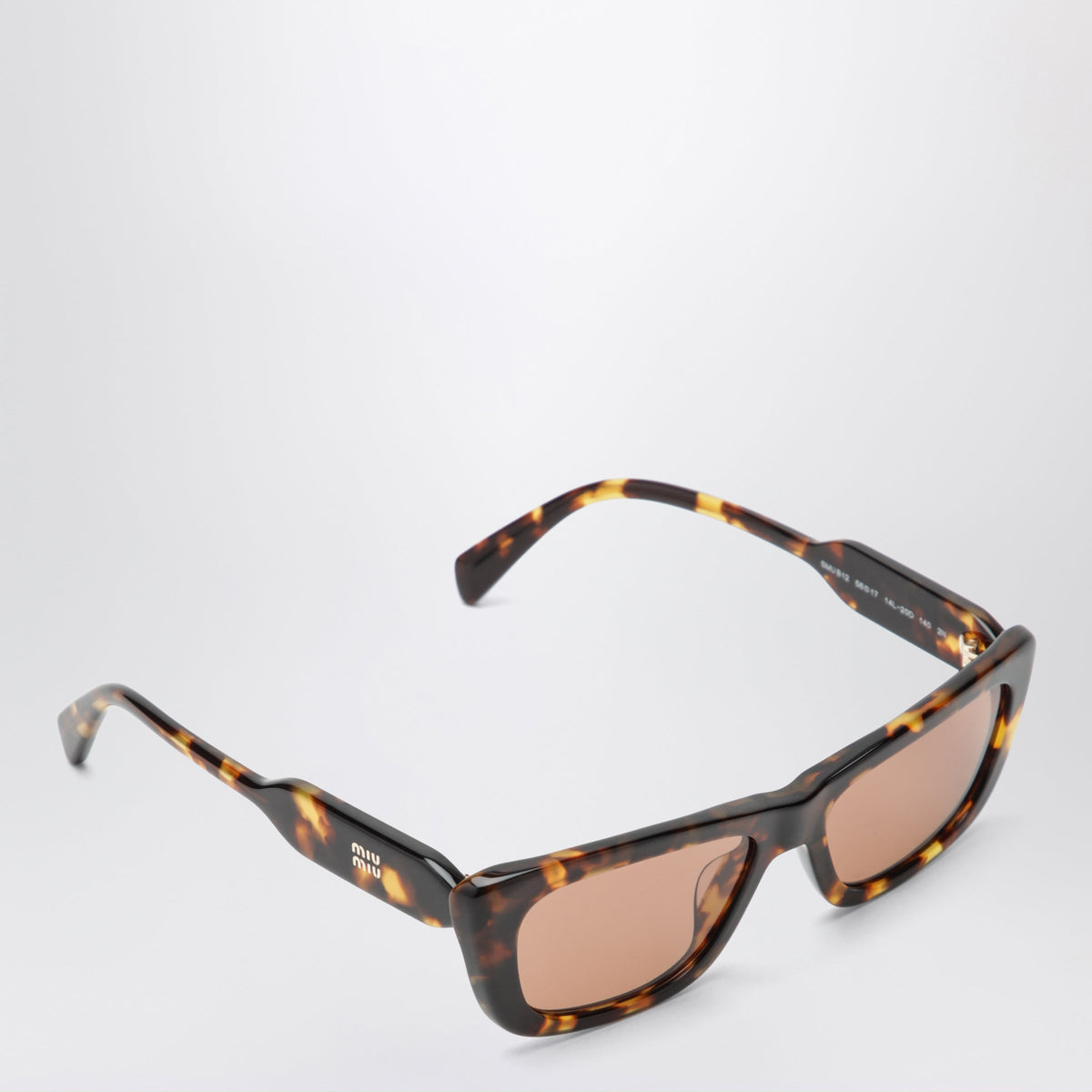 Miu Miu Miu Miu Eyewear Collection Honey Havana Sunglasses Women MIU MIU