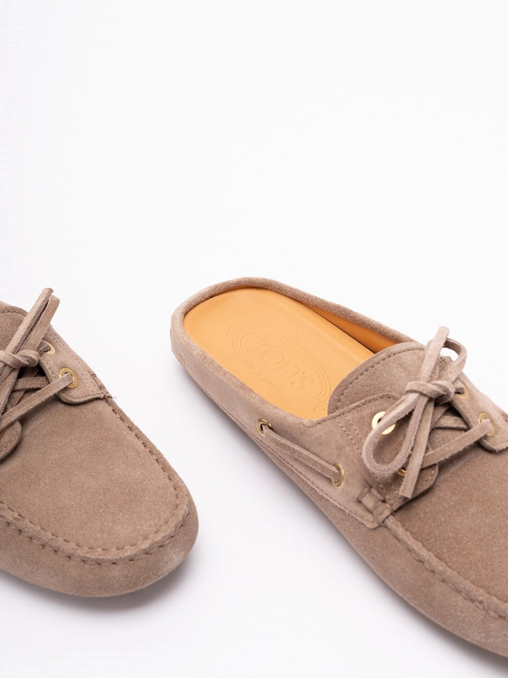 Tod's Women `Glove Gommino` Loafers In Suede TOD'S