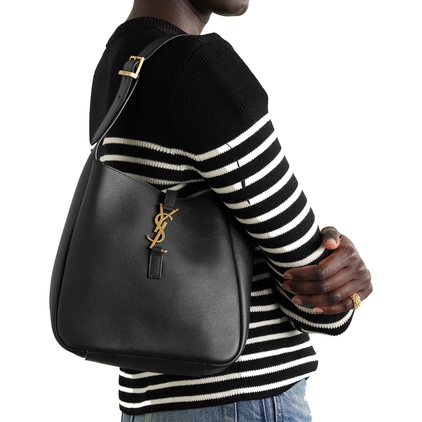 Saint Laurent Le 5 À 7 Small Soft Leather Bag Women SAINT LAURENT