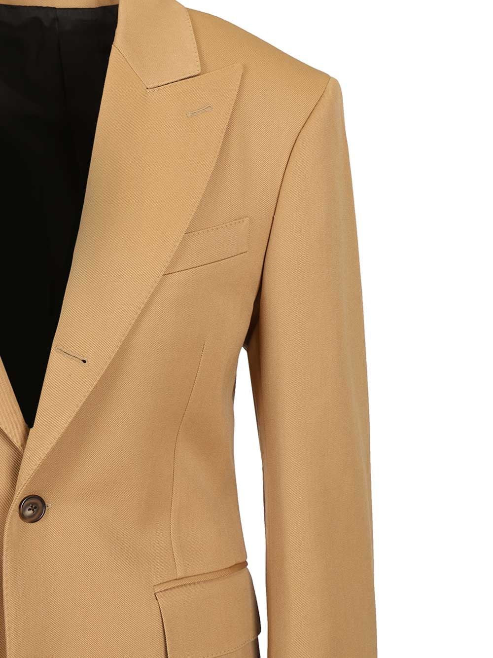 Celine Women Diagonal Wool Column Jacket CELINE