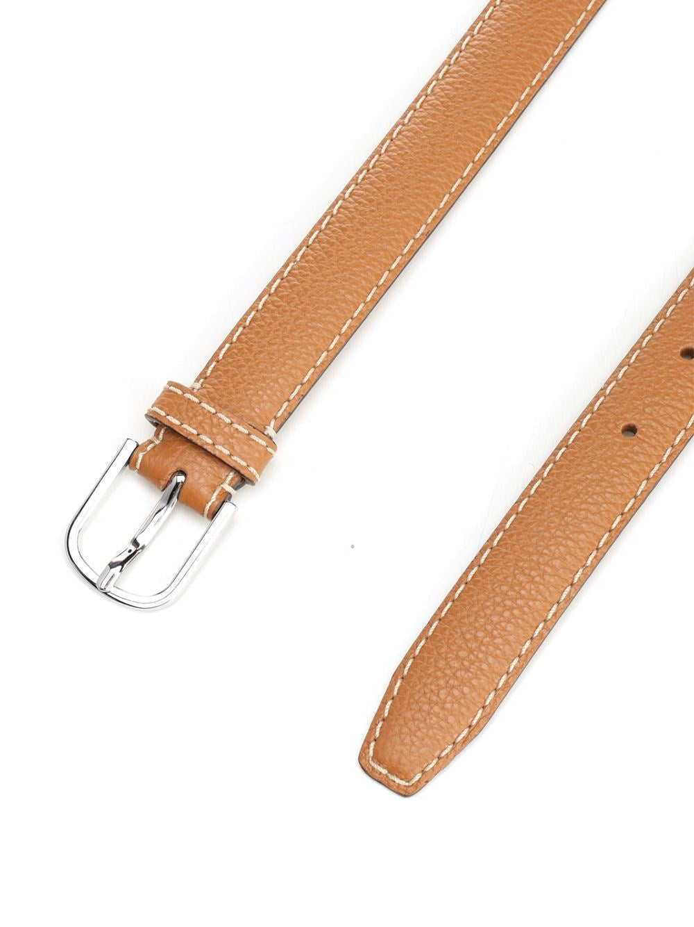 Toteme Women Slim Grained-Leather Trouser Belt TOTEME
