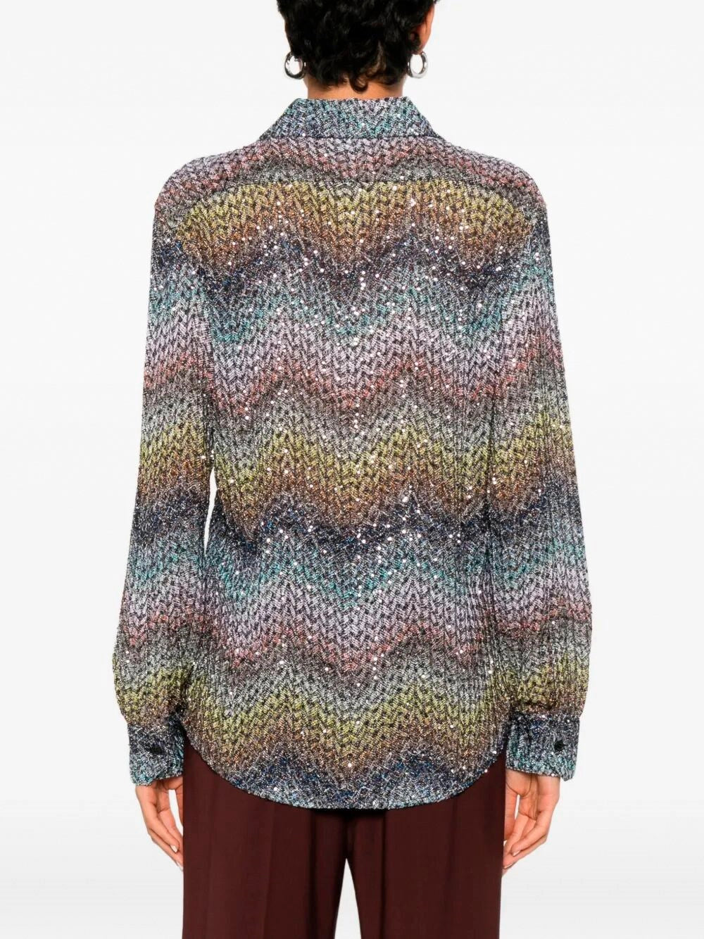 Missoni Women `Caperdoni` Long Sleeve Shirt MISSONI