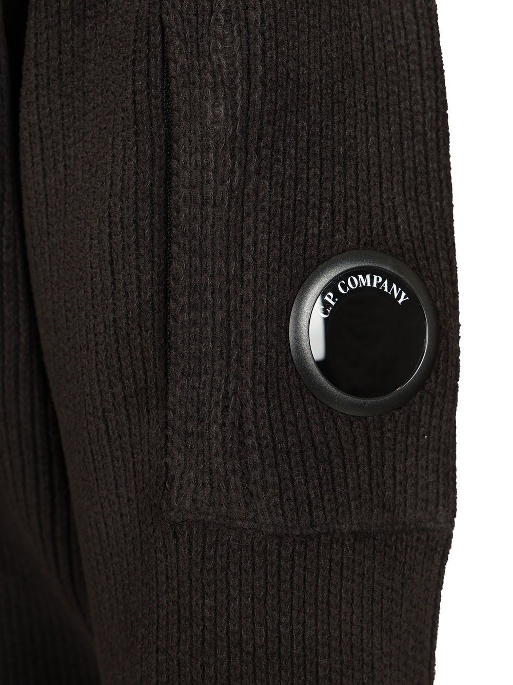 C.P. Company Men Polo Sweater Made Of Cotton Chenille C.P. COMPANY