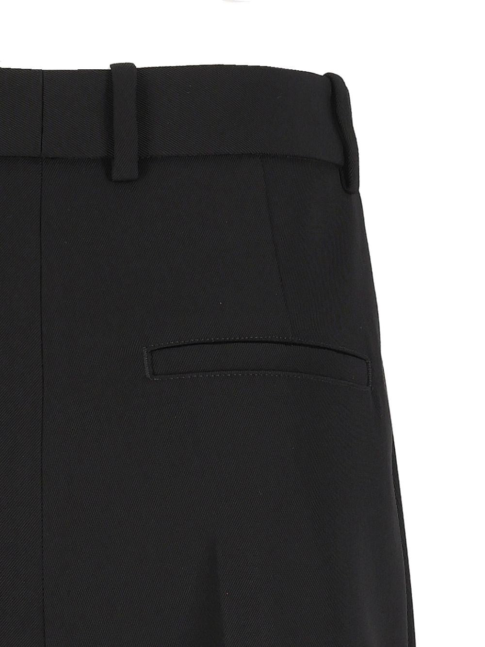 Balenciaga Women "Folded" Midi Twill Skirt BALENCIAGA