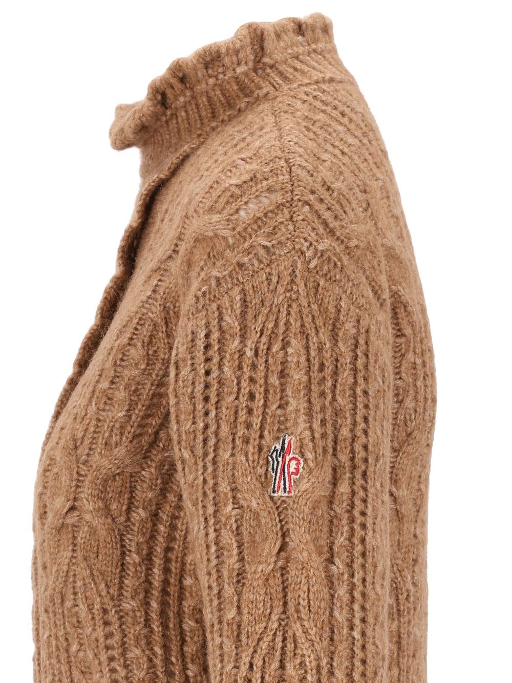 Moncler Grenoble Women Open-Knit Alpaca Blend Sweater MONCLER GRENOBLE