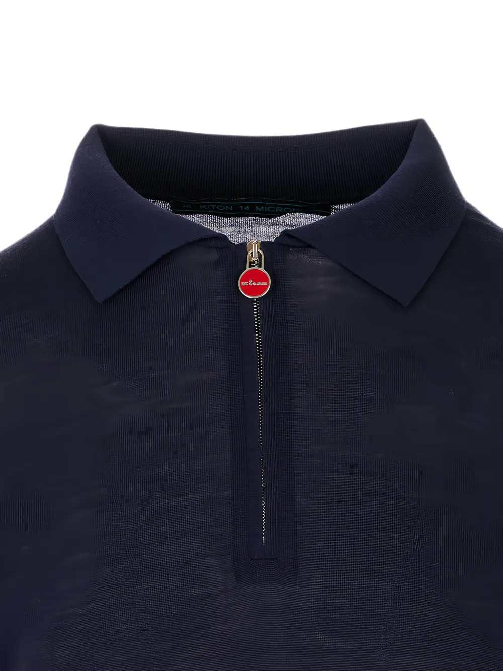 Kiton Men Zip-Neck Polo Sweater KITON