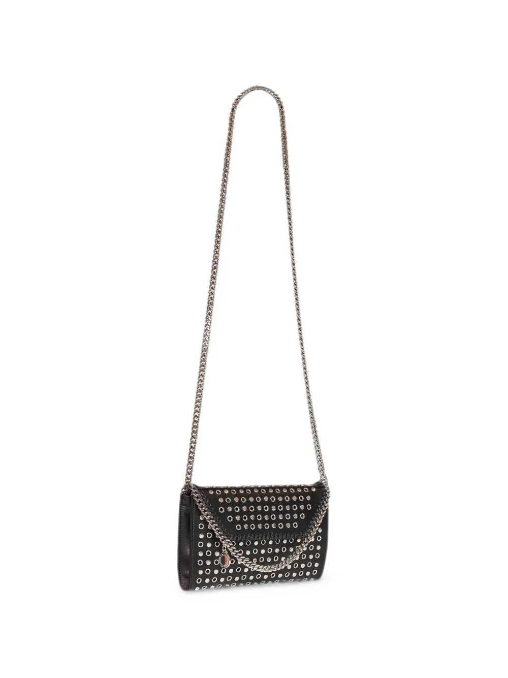 Stella Mccartney Women Falabella Wallet With Chain In Alter Mat, Featuring Studs And Eyelets STELLA MCCARTNEY