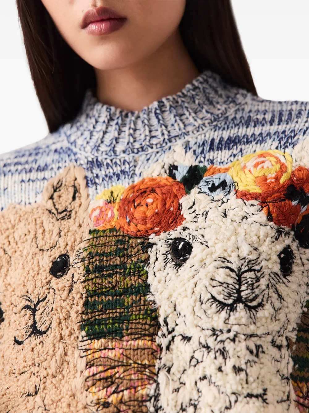 Stella Mccartney Women Alpaca-Pattern Sweater STELLA MCCARTNEY