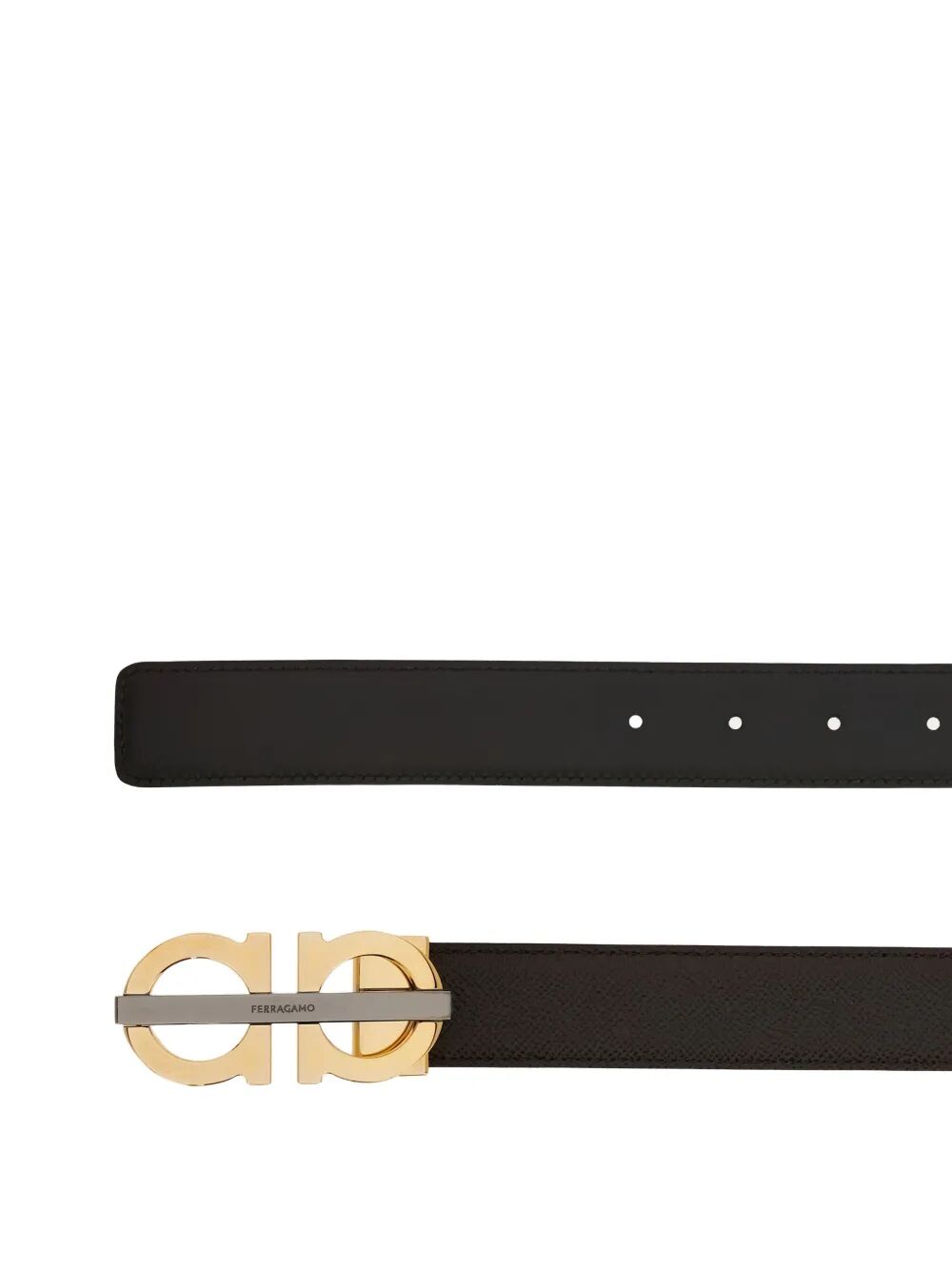 Ferragamo Men Cintura Double Gancini FERRAGAMO