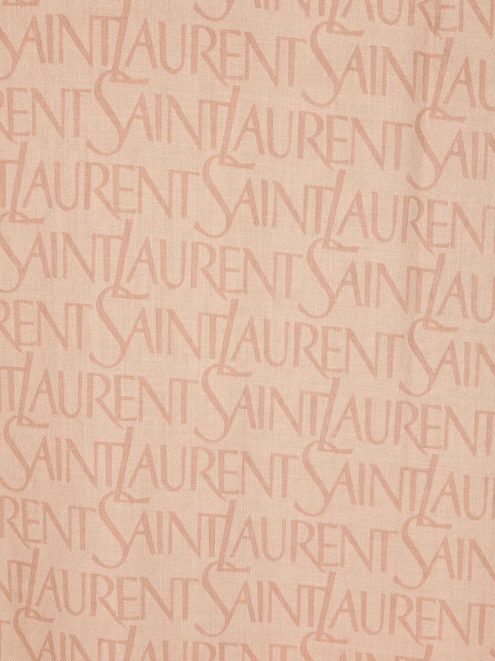 Saint Laurent Men Saint Laurent Modal And Cashmere Large Square Scarf SAINT LAURENT