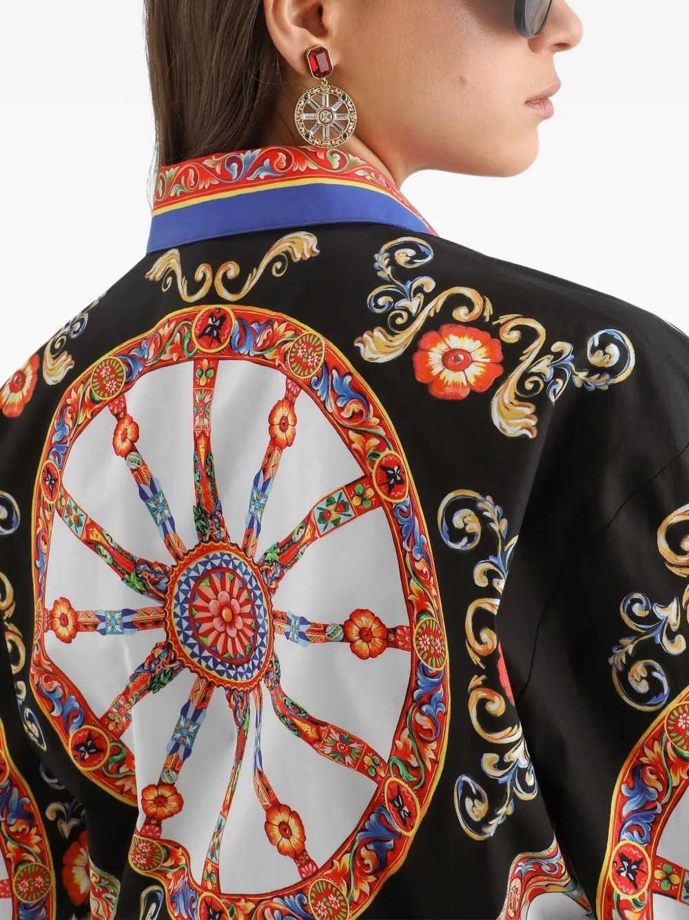 Dolce & Gabbana Women Carretto-Print Shirt DOLCE & GABBANA