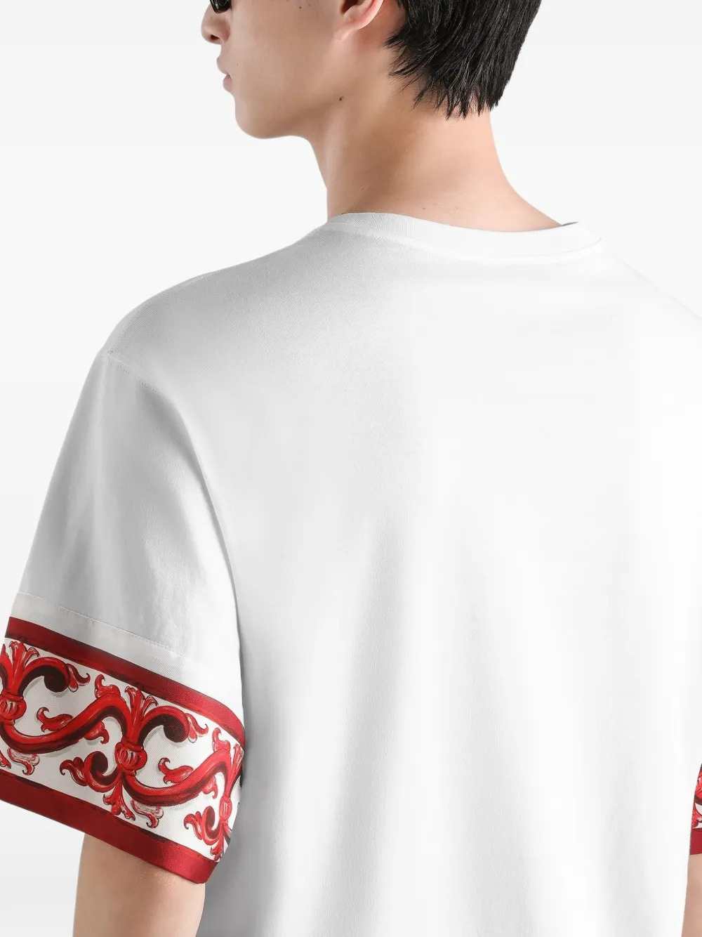 Dolce & Gabbana Men Majolica Print T-Shirt DOLCE & GABBANA