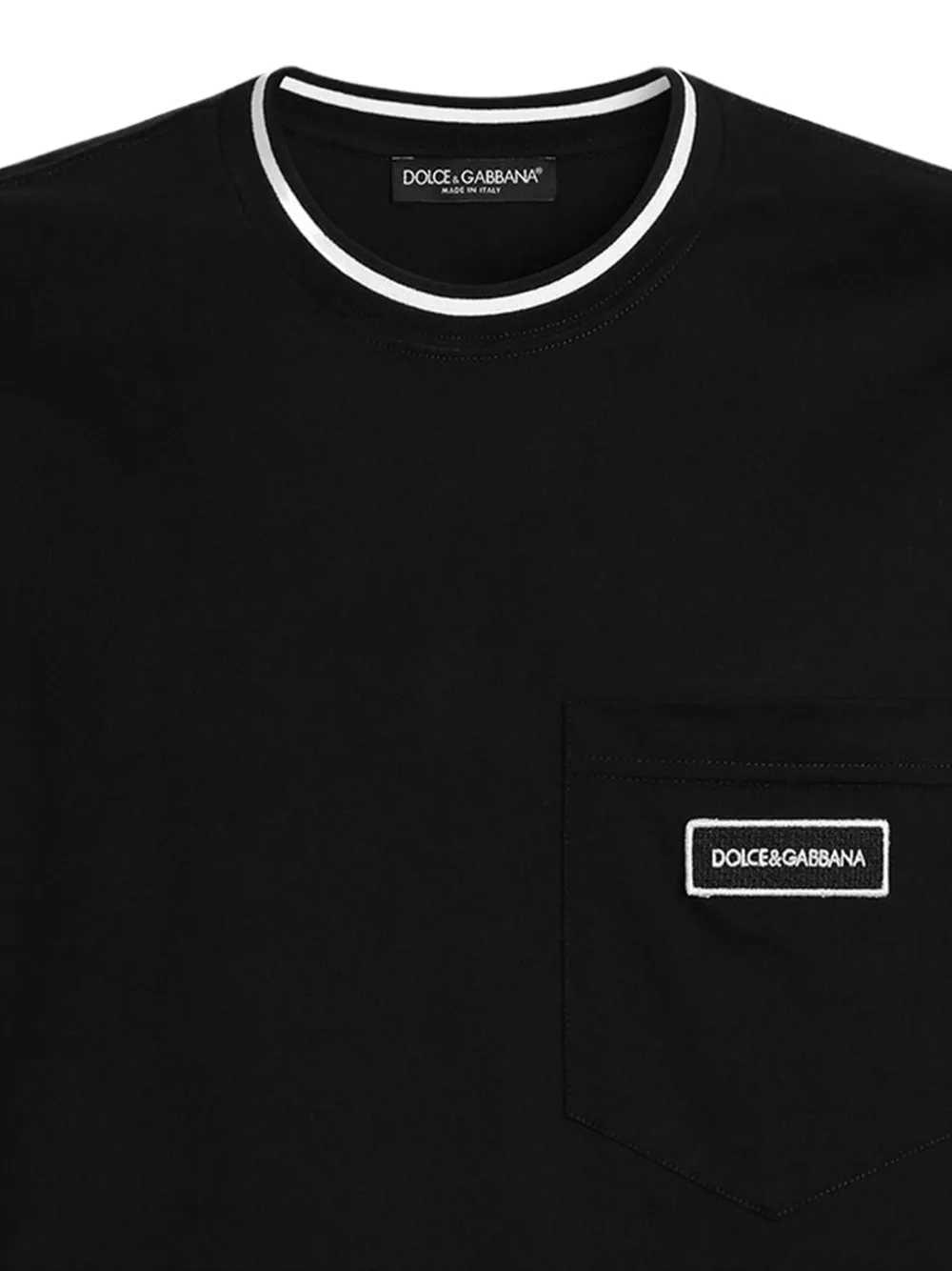 Dolce & Gabbana Men Cotton T-Shirt With Logo DOLCE & GABBANA