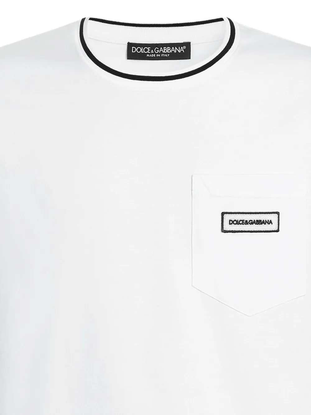 Dolce & Gabbana Men Cotton T-Shirt With Logo DOLCE & GABBANA