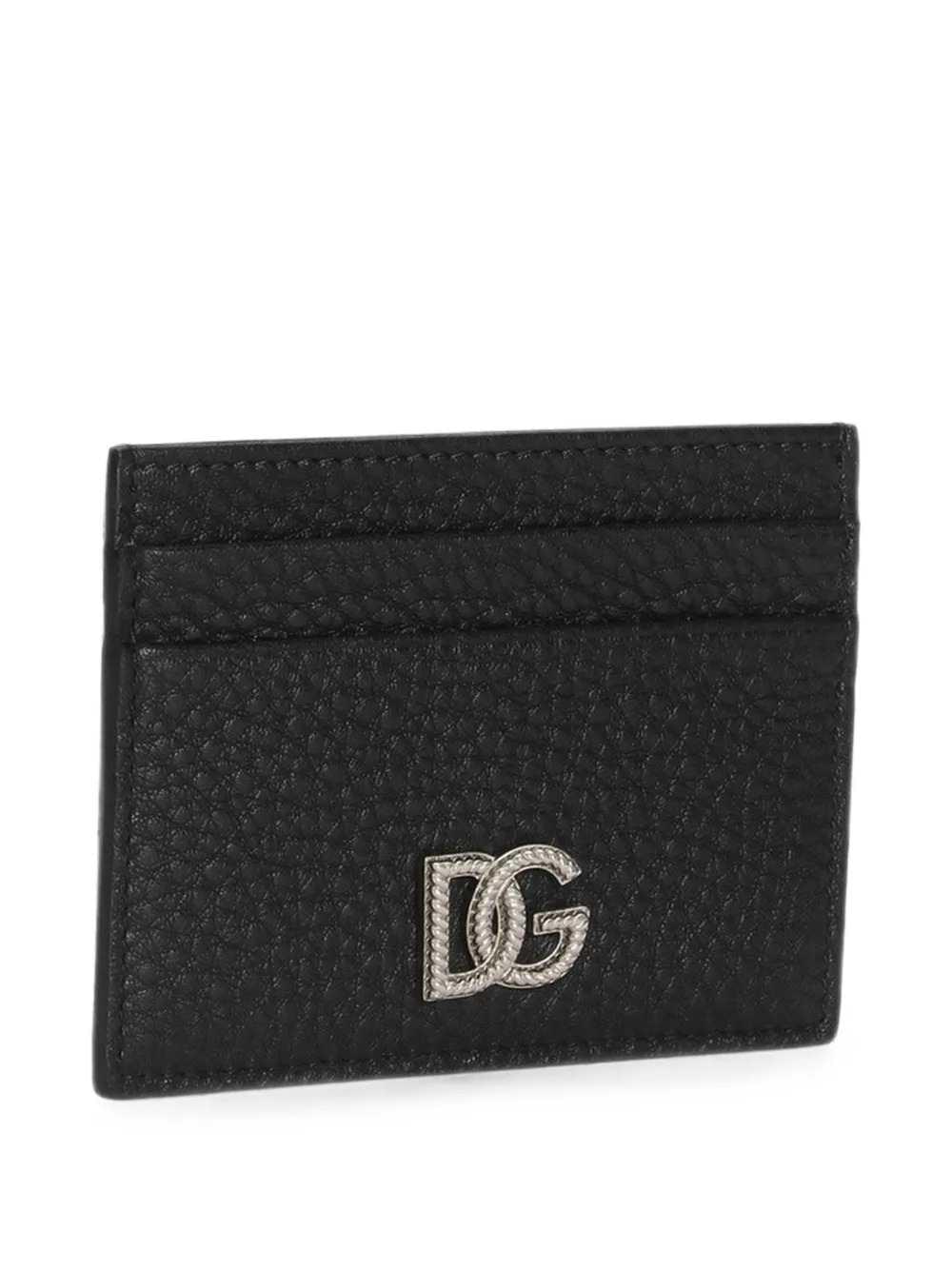 Dolce & Gabbana Men Calfskin Card Holder With Dg Logo DOLCE & GABBANA
