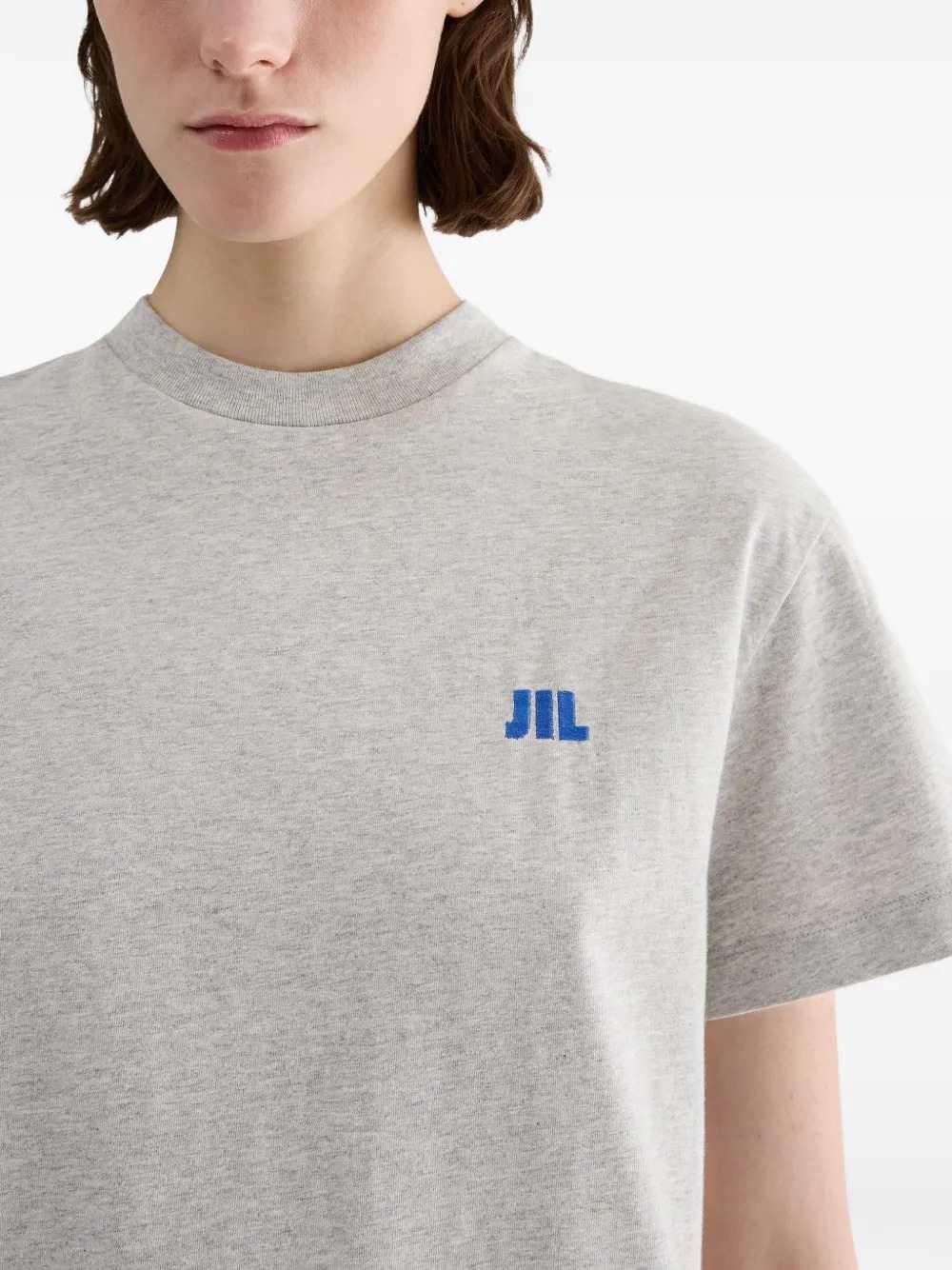 Jil Sander Women Crew-Neck Cotton T-Shirt JIL SANDER