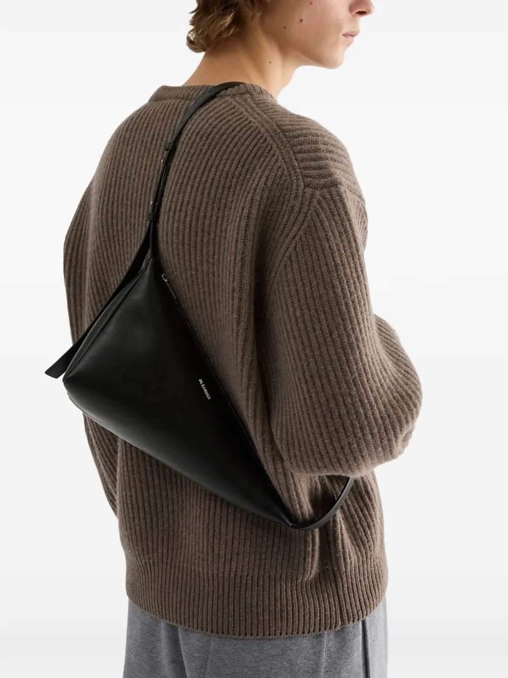 Jil Sander Men Triangular Crossbody Bag JIL SANDER