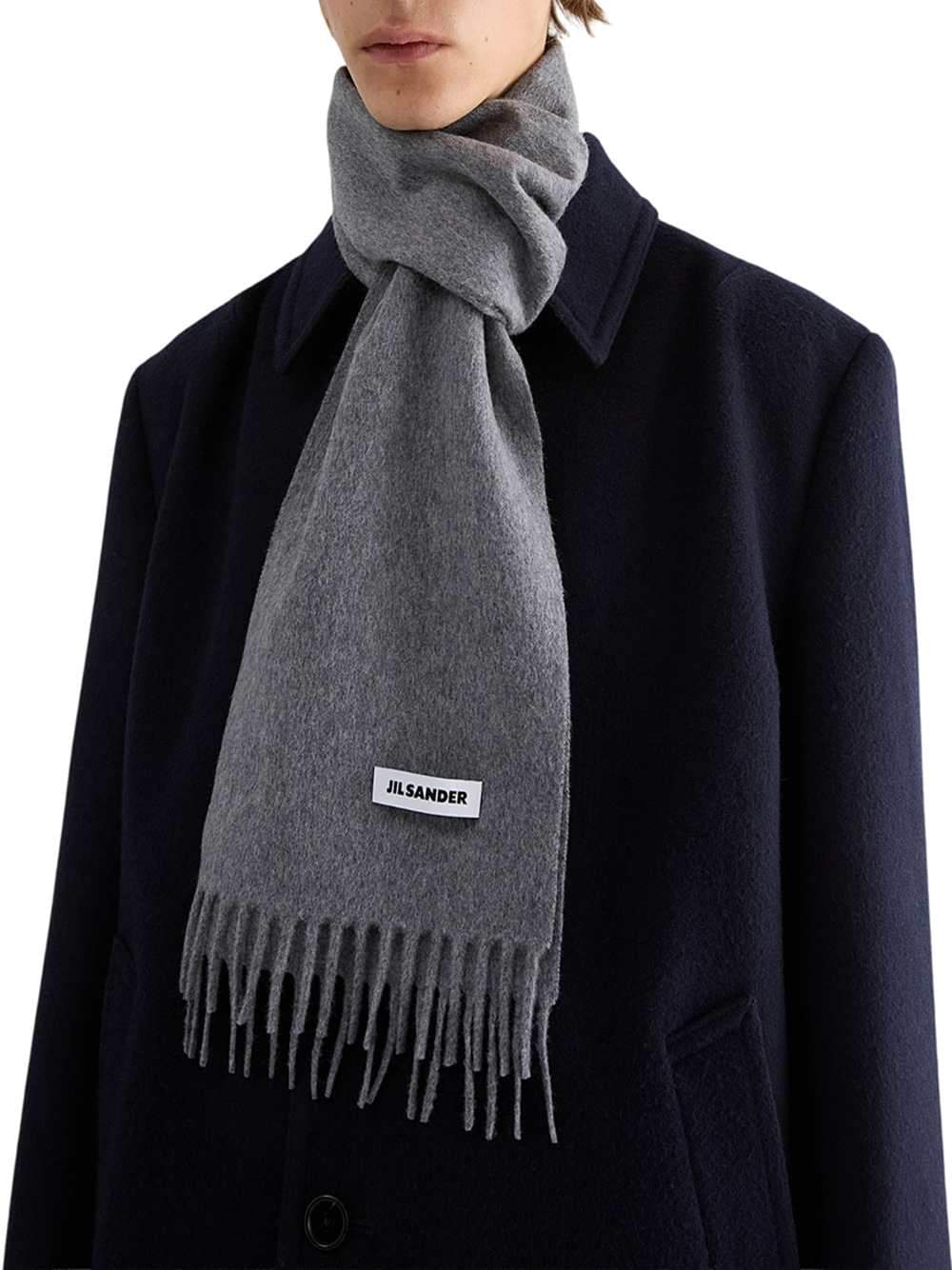 Jil Sander Men Small Wool Scarf JIL SANDER