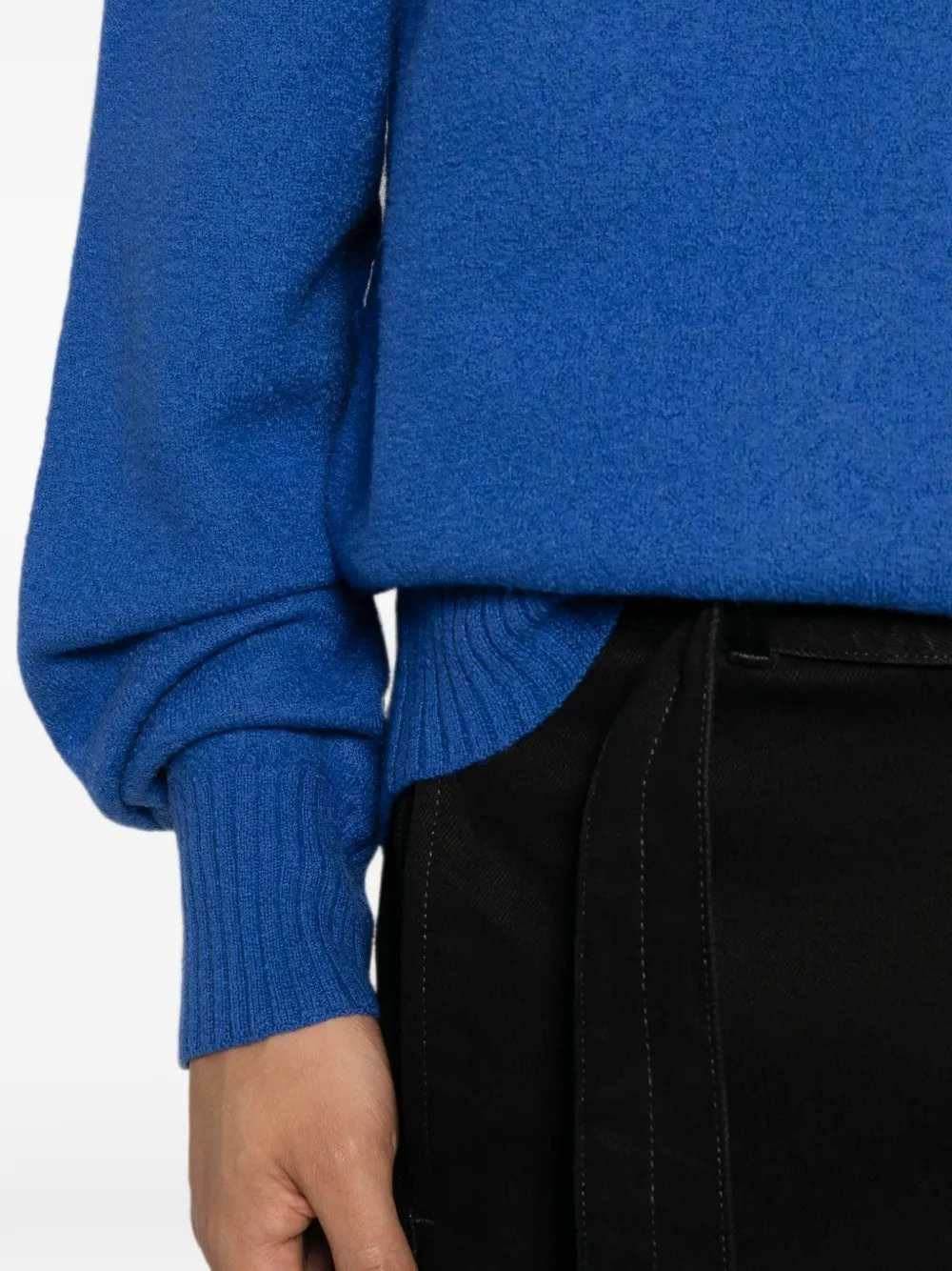 Jil Sander Men Wool Sweater With Ribbed Trim JIL SANDER
