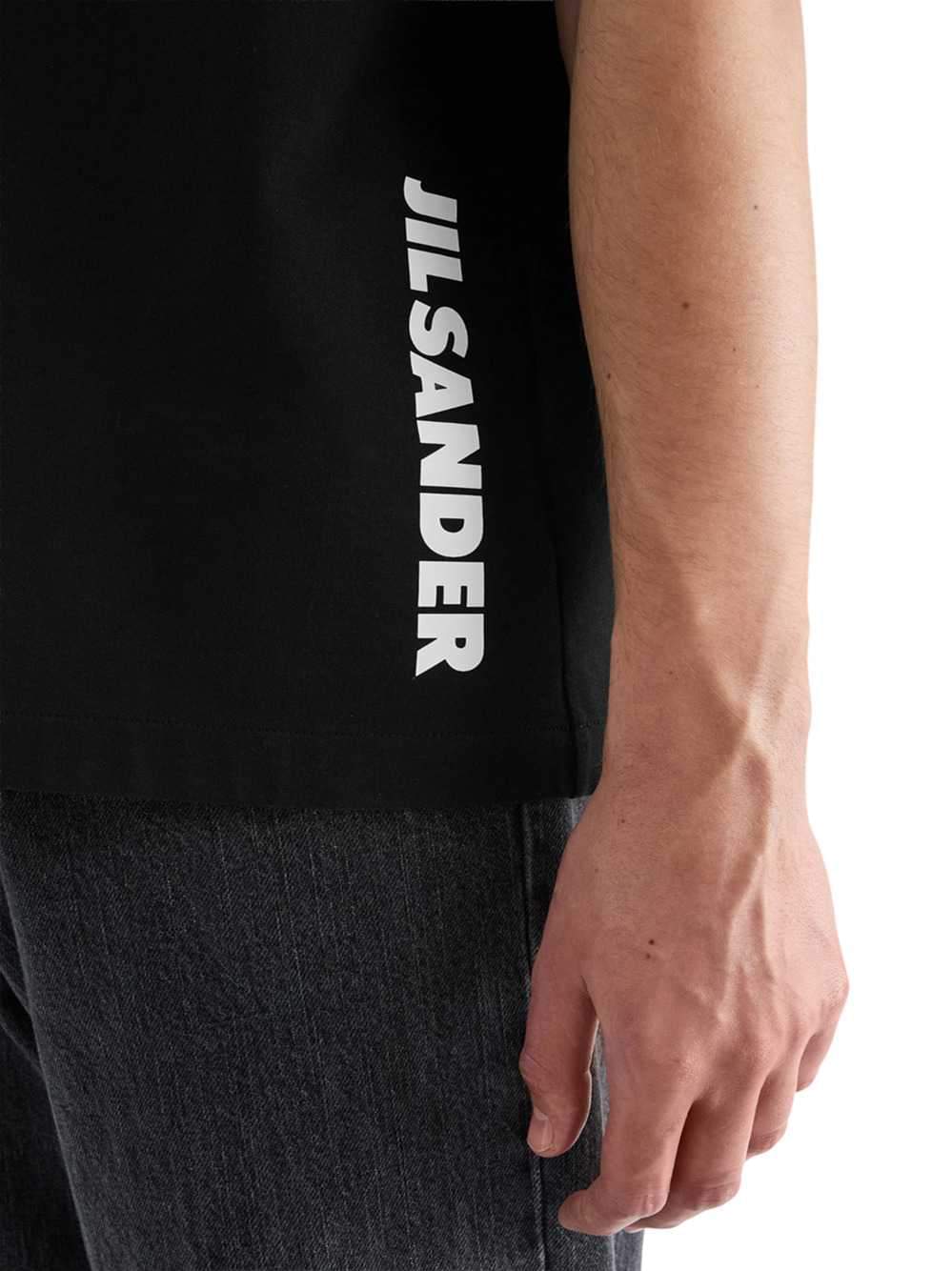 Jil Sander Men Crew-Neck Cotton T-Shirt JIL SANDER