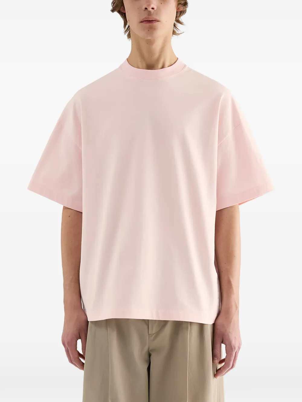 Jil Sander Men Crew-Neck Cotton T-Shirt JIL SANDER