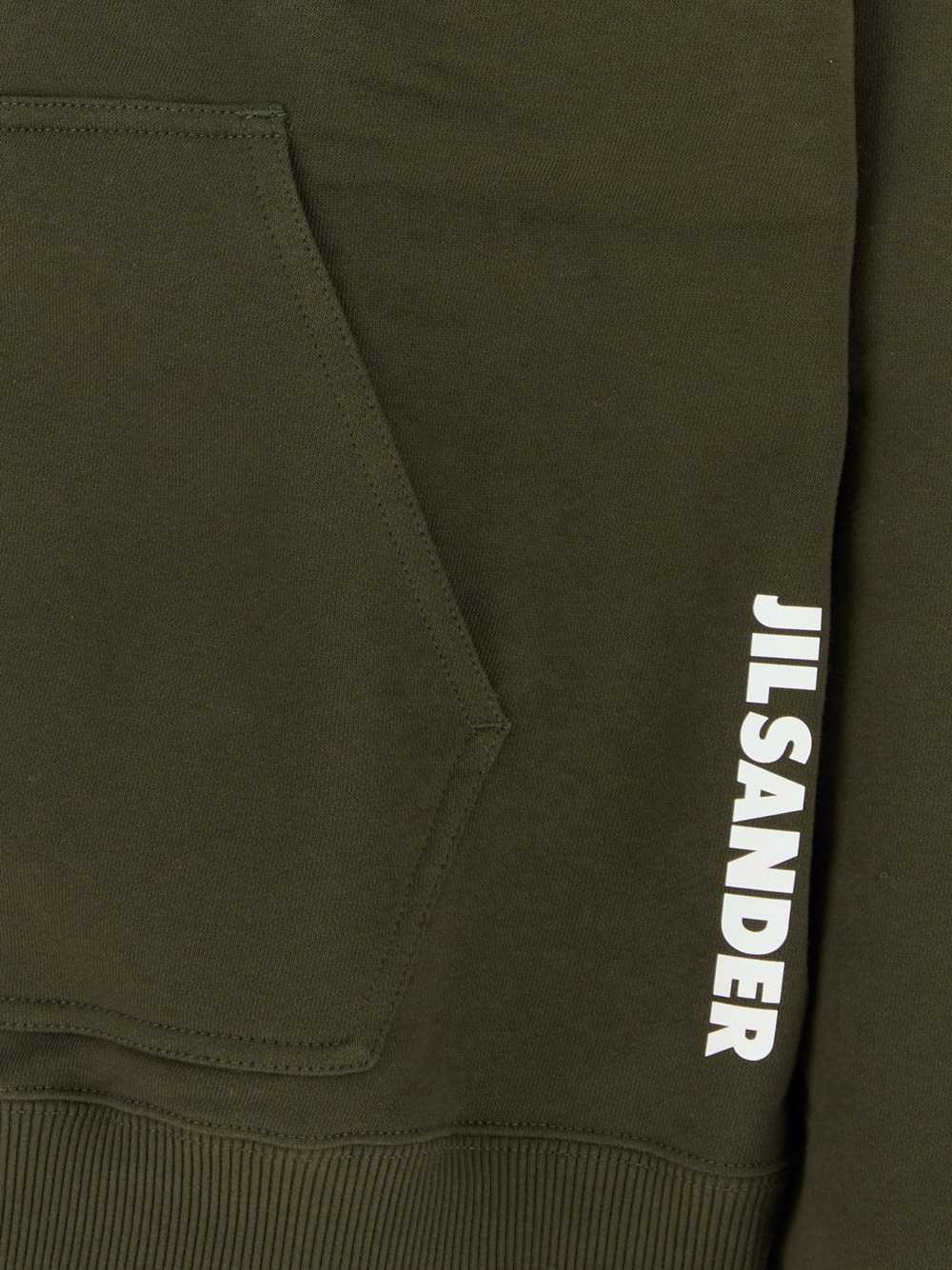 Jil Sander Men Olive Green Cotton Sweatshirt JIL SANDER