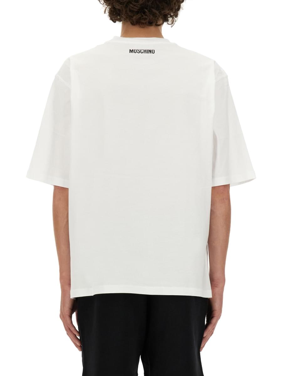 Moschino Men T-Shirt With Logo MOSCHINO