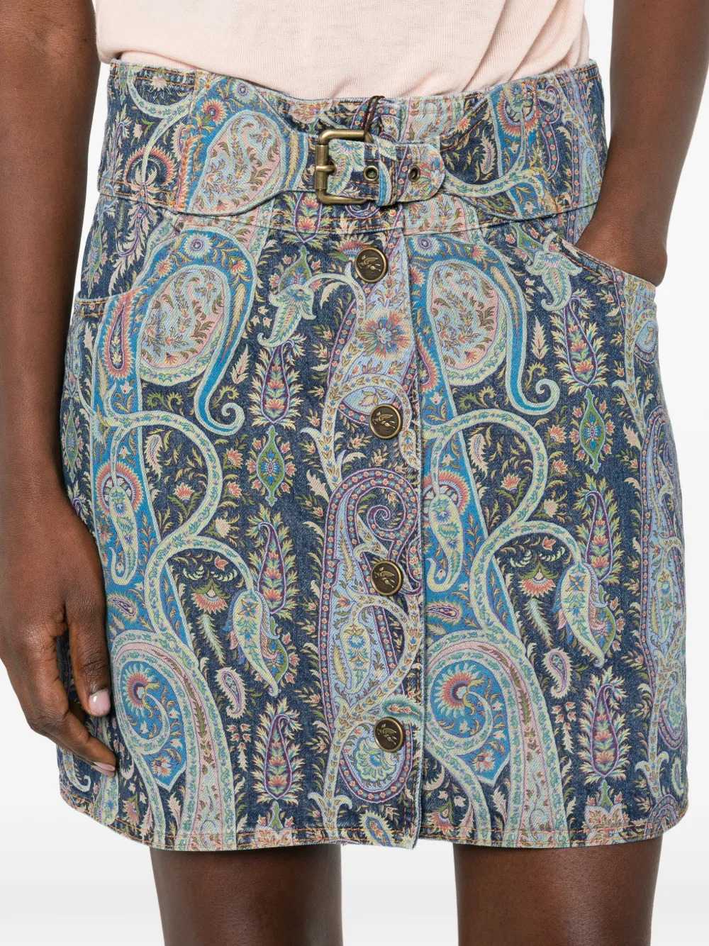 Etro Women Short Skirt With Buttons ETRO