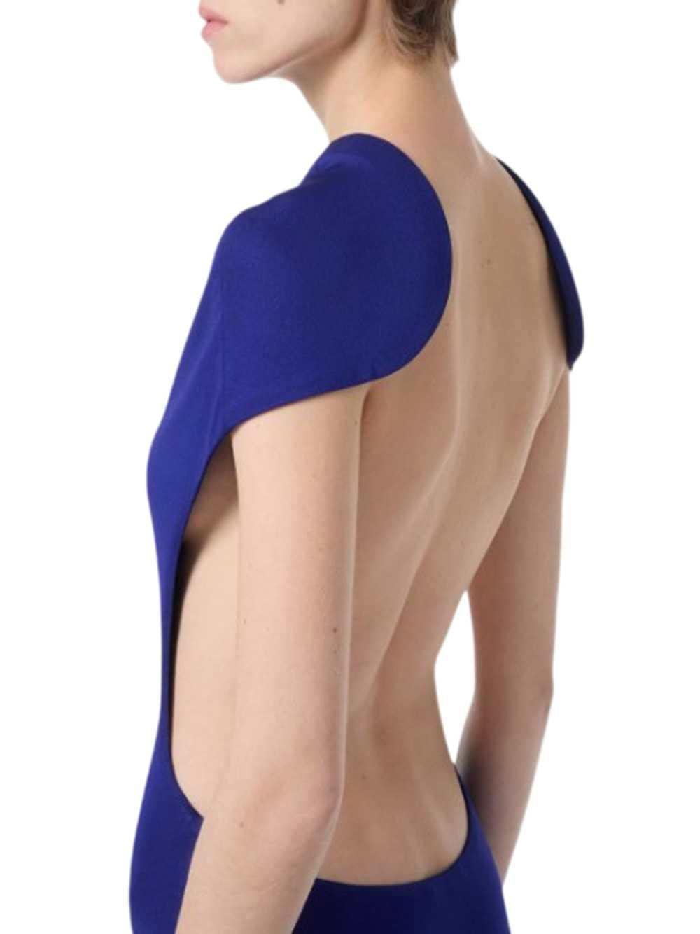 Tom Ford Women Backless Evening Dress With Cap Sleeves And Train TOM FORD