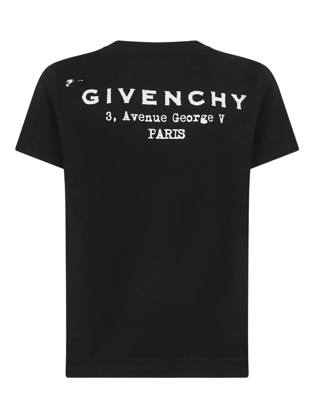 Givenchy Women Back Print Regular Fit Cotton T-Shirt GIVENCHY