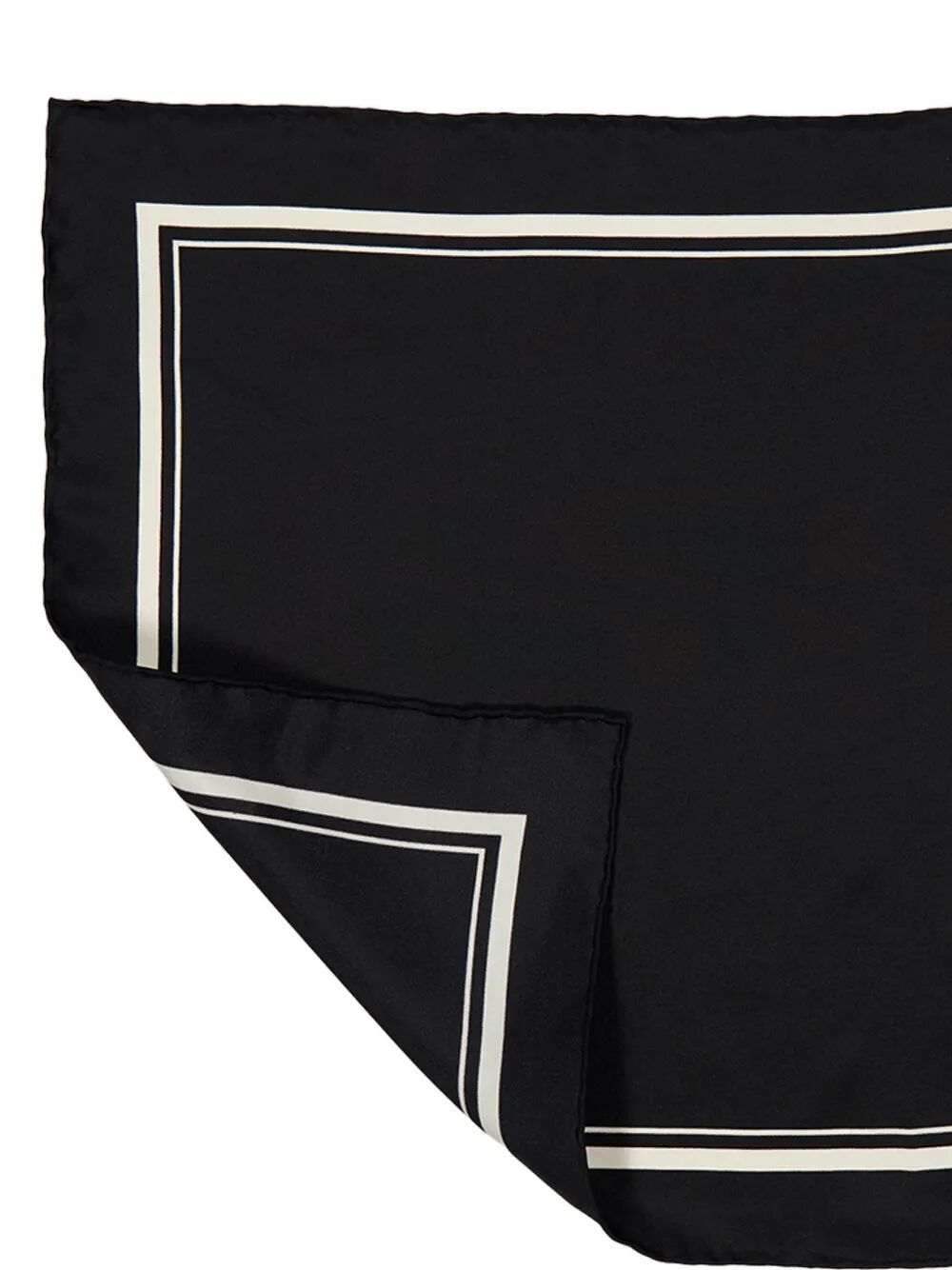 Tom Ford Men Tonal Frame Silk Pocket Square TOM FORD