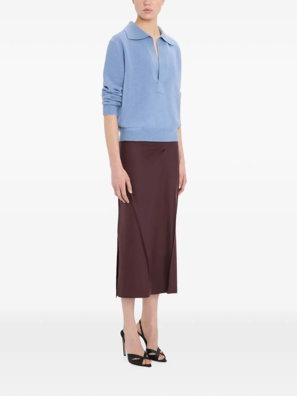 Victoria Beckham Women Genevieve Polo Jumper In Merino Wool VICTORIA BECKHAM