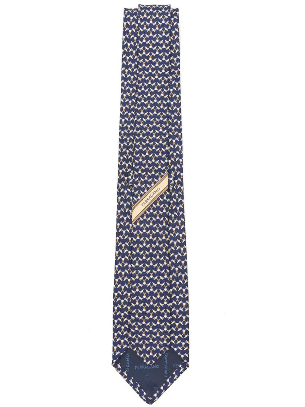 Ferragamo Men Club Print Silk Tie FERRAGAMO