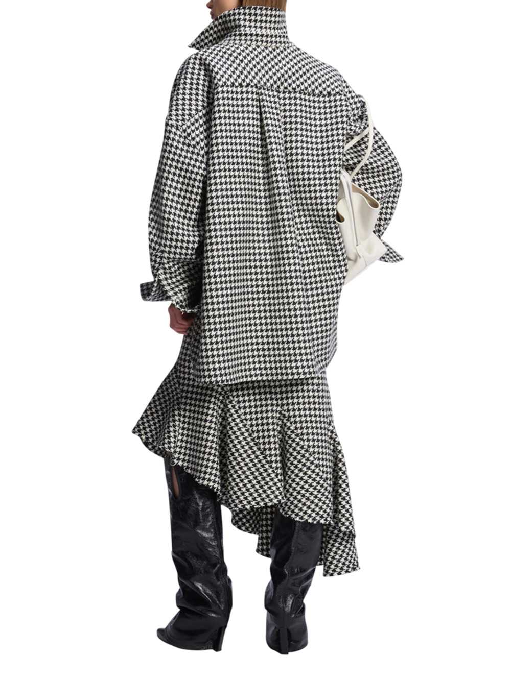 The Attico Women Black And White Shirt