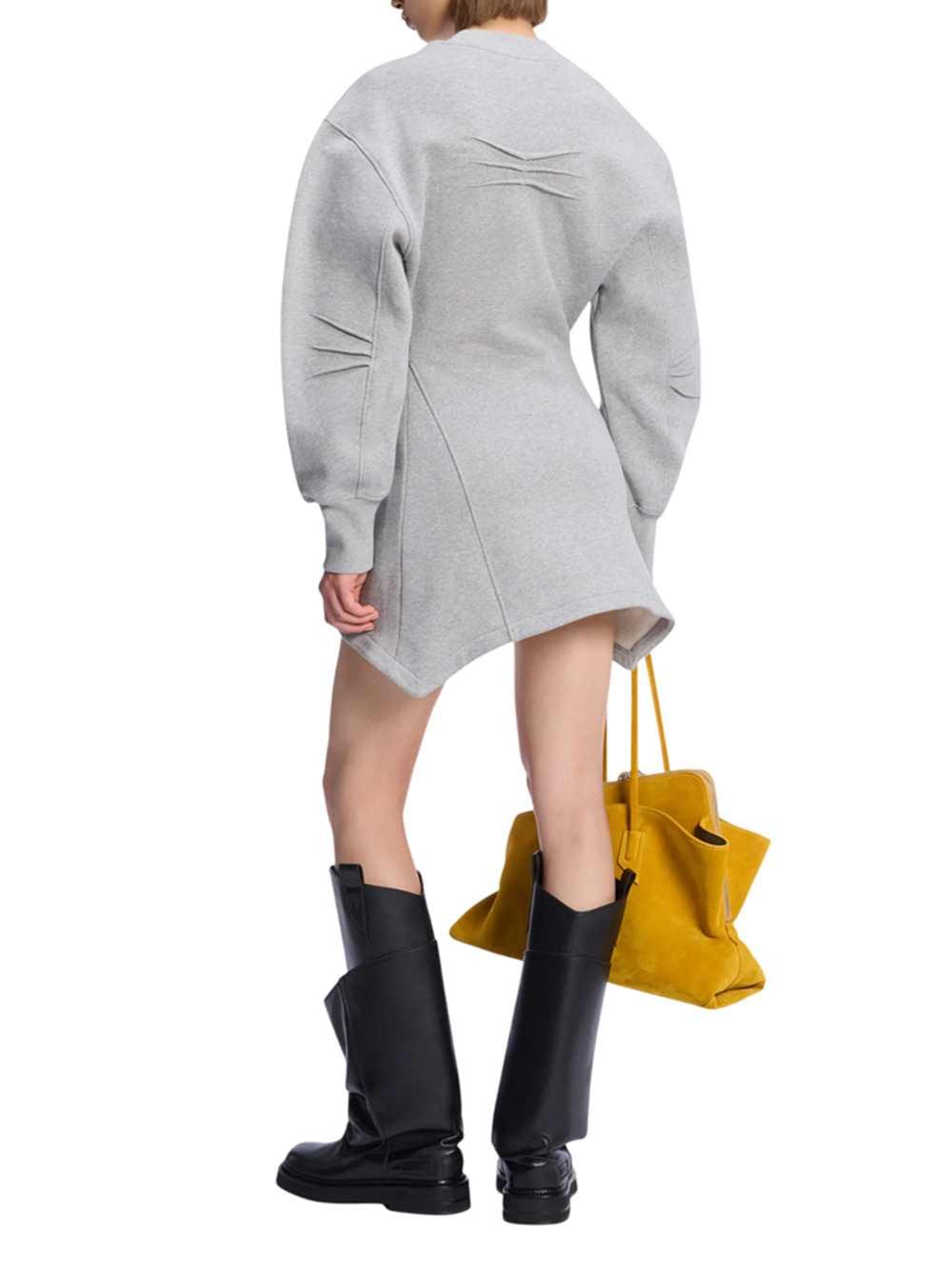 The Attico Women Gray Heather Mini Dress THE ATTICO