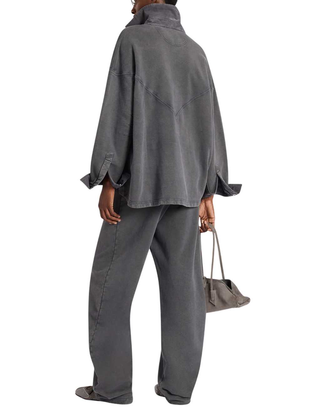 The Attico Women Vintage Gray Sweatshirt THE ATTICO